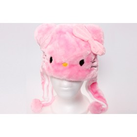 Animal Hat -  Kitty Pink 11(S)